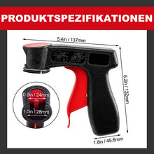 Laden Sie das Bild in den Galerie-Viewer, Tragbarer Kunststoffgriff zur Sprühhilfe