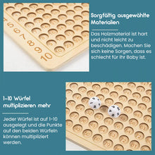Laden Sie das Bild in den Galerie-Viewer, Multiplikationslehrmittel für die frühkindliche Bildung