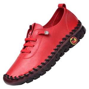 Handgefertigte Damen Weiche Sohle Bequeme Freizeitschuhe