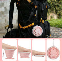 Laden Sie das Bild in den Galerie-Viewer, Faltbare Wasserbecher aus Silikon mit Deckel