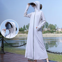 Laden Sie das Bild in den Galerie-Viewer, Damen Sommer lange Sonnenschutzkleidung aus Eisseide