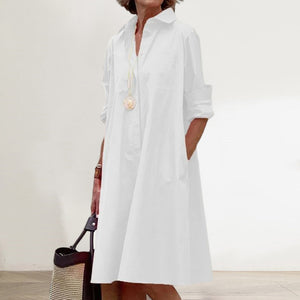 Locker geschnittenes Hemdkleid