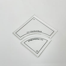 Laden Sie das Bild in den Galerie-Viewer, DIY Patchwork Nählineal Vorlage aus Acryl