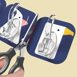 Zuschneidbarer kreativer Vogelkombinationshaken