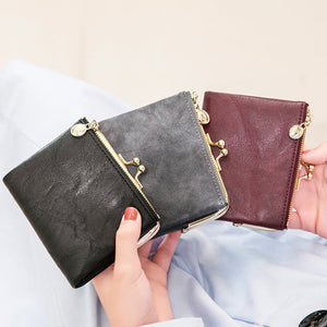 Damen Kurze Quadratische Mini-Geldbörse