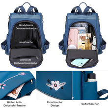 Laden Sie das Bild in den Galerie-Viewer, Wasserdichter bestickter Rucksack