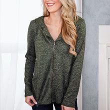 Laden Sie das Bild in den Galerie-Viewer, Kapuzenjacke mit Reißverschluss