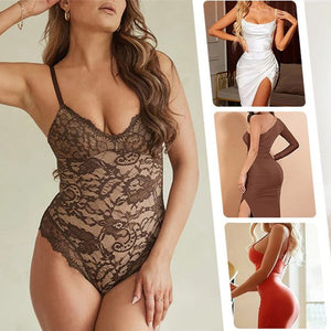 Sexy Spitzenbody mit Bauchkontrolle