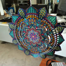 Laden Sie das Bild in den Galerie-Viewer, 3D Mandala Kinetischer Windspinner