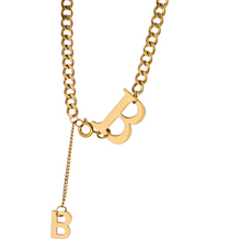 Laden Sie das Bild in den Galerie-Viewer, Modische Halskette Im Buchstaben Stil