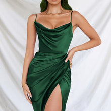 Laden Sie das Bild in den Galerie-Viewer, Sexy Plissiertes Rückenfreies Unregelmäßiges Kleid für Damen