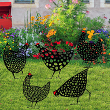 Laden Sie das Bild in den Galerie-Viewer, Einzigartige Hühnerkunstdekoration für Garten