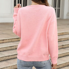 Laden Sie das Bild in den Galerie-Viewer, Damen Pullover mit Liebesmuster