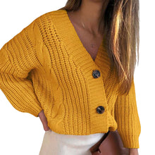Laden Sie das Bild in den Galerie-Viewer, Süße Strickjacke mit Knöpfen