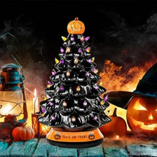 Laden Sie das Bild in den Galerie-Viewer, Glühender Weihnachtsbaum mit Halloween-Thema