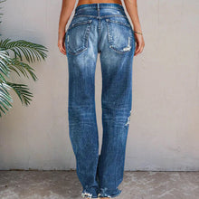 Laden Sie das Bild in den Galerie-Viewer, Waschbare Zerrissene Jeans