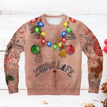 Laden Sie das Bild in den Galerie-Viewer, Sweatshirt mit Weihnachtsdruck