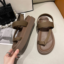 Laden Sie das Bild in den Galerie-Viewer, Bequeme Stilvolle Vielseitige Plateausandalen für Damen