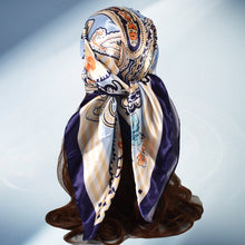 Laden Sie das Bild in den Galerie-Viewer, Neuer Trendiger Bedruckter Seidenschal