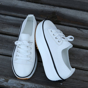 Damen atmungsaktive sportliche Schnürschuhe