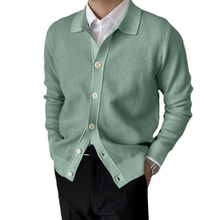 Laden Sie das Bild in den Galerie-Viewer, Einfarbige Strickjacke mit Knöpfen