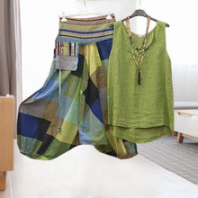 Laden Sie das Bild in den Galerie-Viewer, Lässige ärmellose Damenbekleidung im ethnischen Stil