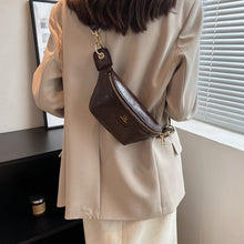 Laden Sie das Bild in den Galerie-Viewer, Gürteltasche im koreanischen Stil mit karierten Nähten