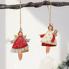 Laden Sie das Bild in den Galerie-Viewer, Weihnachtskreativer Gemalter Engelsdekorationsanhänger