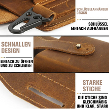 Laden Sie das Bild in den Galerie-Viewer, Retro Herren Gürteltasche