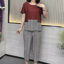 Laden Sie das Bild in den Galerie-Viewer, Stilvolles Lässiges 2-teiliges Set in Übergröße