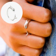 Laden Sie das Bild in den Galerie-Viewer, Damenring im Hai-Stil