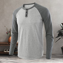 Laden Sie das Bild in den Galerie-Viewer, Lässiges Lockeres Langärmliges T-Shirt für Herren