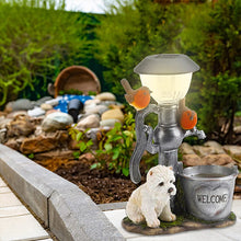 Laden Sie das Bild in den Galerie-Viewer, Katze und Hund LED-Lichtstatue