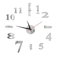 Laden Sie das Bild in den Galerie-Viewer, DIY Moderne Stanzfreie Wanduhr