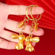 Laden Sie das Bild in den Galerie-Viewer, Karotte Kaninchen Schlüsselanhänger