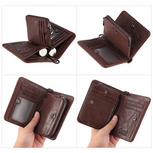 Laden Sie das Bild in den Galerie-Viewer, Rfid Geldbörse mit Reißverschluss für Herren