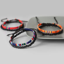 Laden Sie das Bild in den Galerie-Viewer, Vintage Stoffarmband
