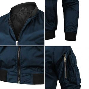Baseball-Jacke mit Reißverschluss