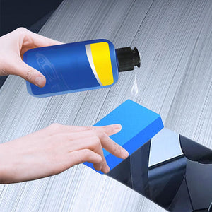 Reiniger für Ölfilme auf Autoglas