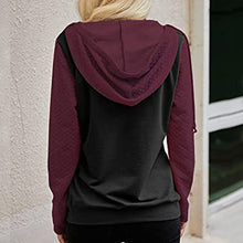 Laden Sie das Bild in den Galerie-Viewer, Kapuzen-Sweatshirt mit Reißverschluss und Tasche