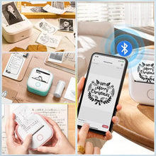 Laden Sie das Bild in den Galerie-Viewer, Tragbarer Mini-Bluetooth-Drucker