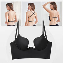 Laden Sie das Bild in den Galerie-Viewer, Rückenfreier Push-Up-BH mit tiefem U-Ausschnitt
