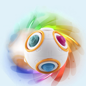 3-in-1 Regenbogenkugel Dekompressionsspielzeug Fingerspitzenspinner