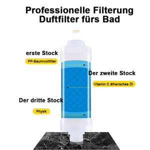 Aromatherapie-Duschfiltration