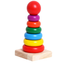 Laden Sie das Bild in den Galerie-Viewer, Pädagogisches Regenbogen-Bausteinspielzeug für Kinder