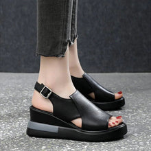 Laden Sie das Bild in den Galerie-Viewer, Damen Sandalen/Hausschuhe aus weichem Leder