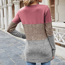 Laden Sie das Bild in den Galerie-Viewer, Lässiges Lockeres T-Shirt mit Puffärmeln und Rundhalsausschnitt