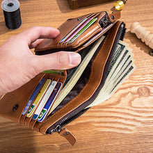 Laden Sie das Bild in den Galerie-Viewer, Kurze Business-Geldbörse aus PU-Leder