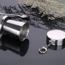 Laden Sie das Bild in den Galerie-Viewer, Tragbarer Zusammenklappbarer Edelstahlbecher