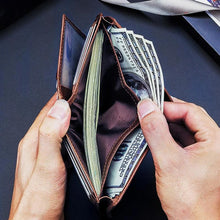 Laden Sie das Bild in den Galerie-Viewer, RFID kurze Geldbörse Für Herren